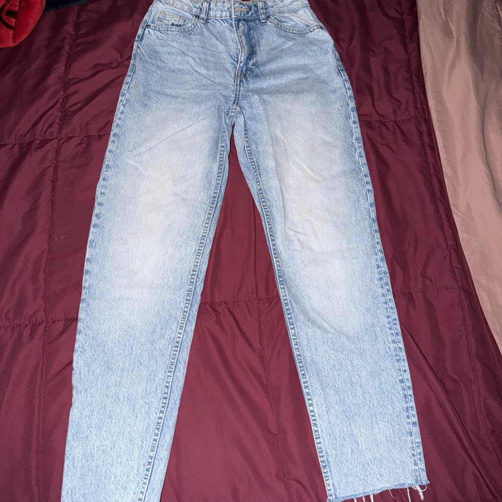 Bershka Light Blue Mom Jeans